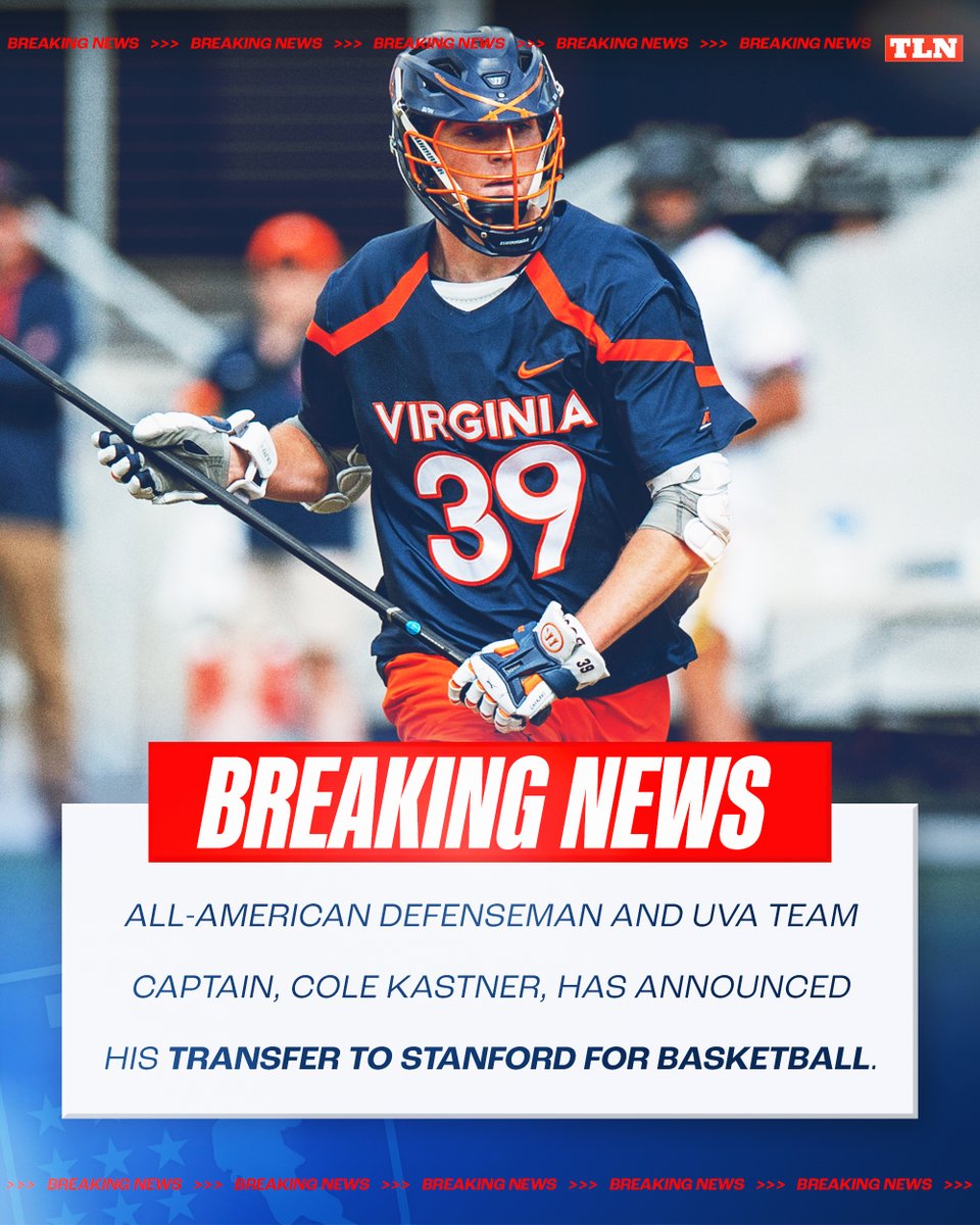 One of the BEST defensemen in the country is joining @StanfordMBB for the 2024-25 season 🔜🏀 Cole Kastner (@ckast_) is a 6-foot-7, 215-pound long pole from Palo Alto, California. He was a two-sport star in both lacrosse and basketball before joining @UVAMensLax