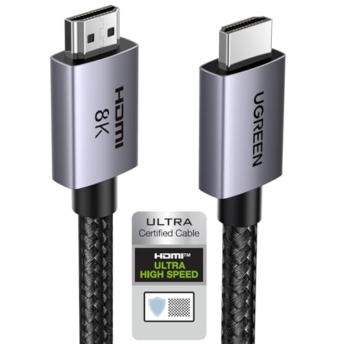I just received UGREEN 8K HDMI 2.1 Cable 48Gbps 10FT, Certified Ultra High Speed HDMI Cord Aluminum, 4K@240Hz 120Hz 10K 8K@60Hz, HDCP 2.2&2.3, eARC HDR 10 Dolby Compatible with PS5/Blu-ray/Roku from firewhisp via Throne. Thank you! throne.com/ekivt #Wishlist #Throne