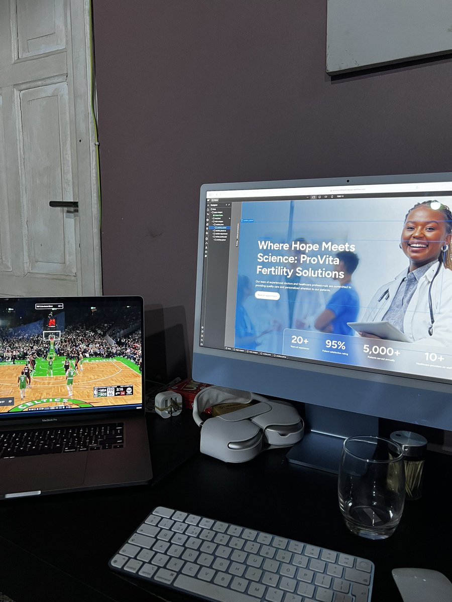 Cooking, developing and nba playoffs 🚀. 

Currently designing a website for a fertility hospital and developing on webflow. 

#uiux #webflow