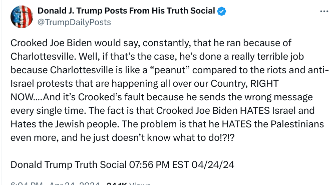 digby56's tweet photo. What would YOU do, Trump? All you ever do is bleat "it wouldn't be happening if I was president" or spew something stupid like "I'd have it solved within 24 hours" but you never say what you would do. It's obvious that it's you who just doesn't know what to do. #projectionagain https://t.co/o9MoKoGrC5