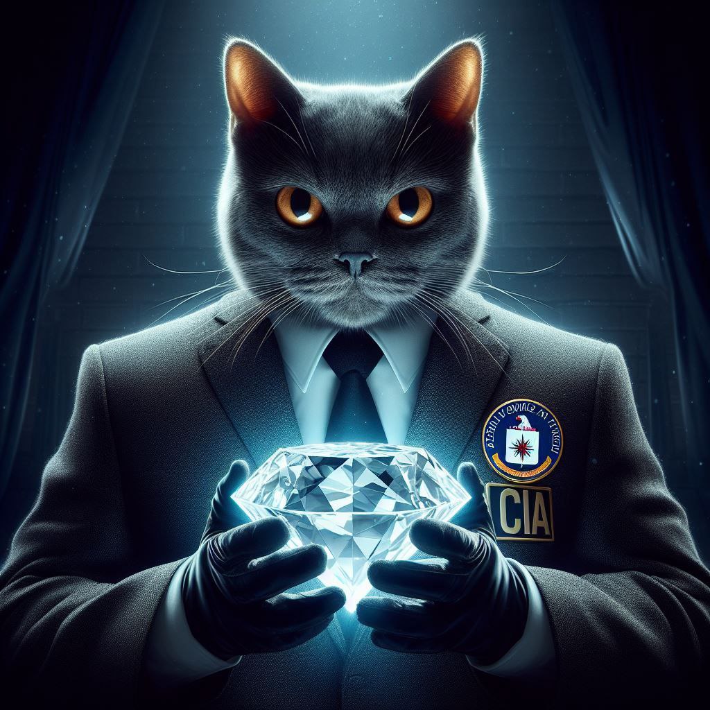 @GbhoyDownUnder @wallstreetbets @Cat_Intel_Token Can't get more diamond handed than the $CIA Community! 💎