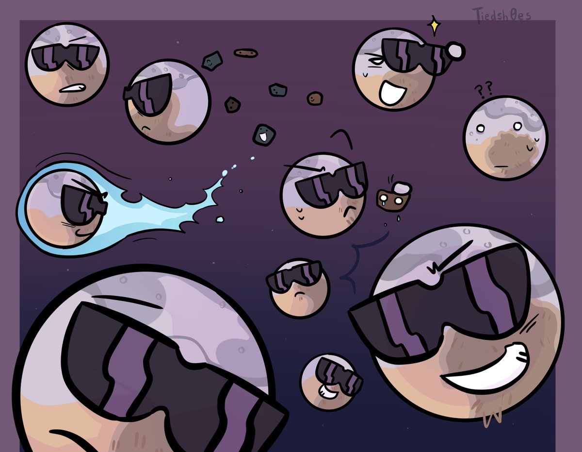 triton doodles for the discord event (im cursed to only being able to doodle...) #solarballs