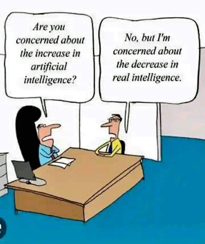 Yes. Real Concern.
#ArtificialIntelligence #HumanlyPossible #technology #Future #SciencePerspective