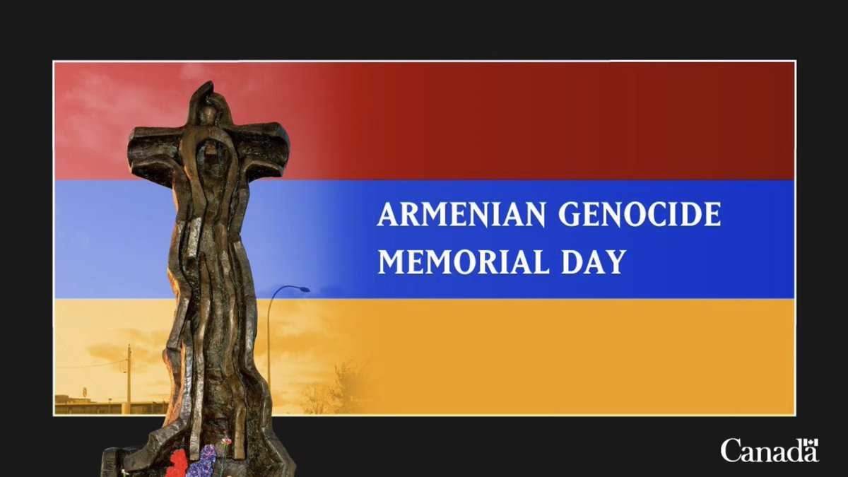 On this day, the world remembers the 1.5 million Armenians who were killed throughout 1915 to 1923. We honour the lives stolen during the genocide against Armenians. We must ensure their history is never forgotten.  May Armenian heritage always live on!