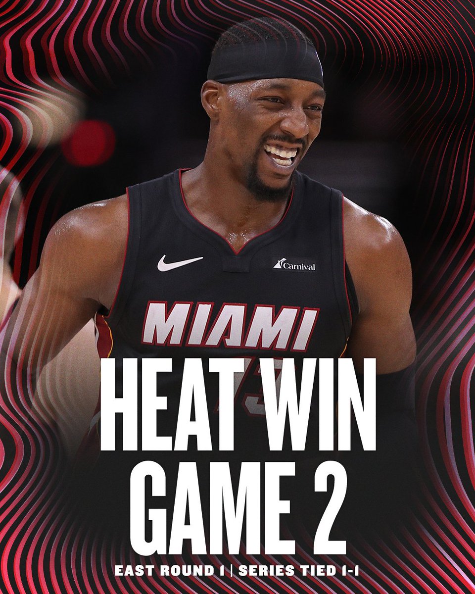 The Heat tie up the series vs. the Celtics before heading to Miami 👀