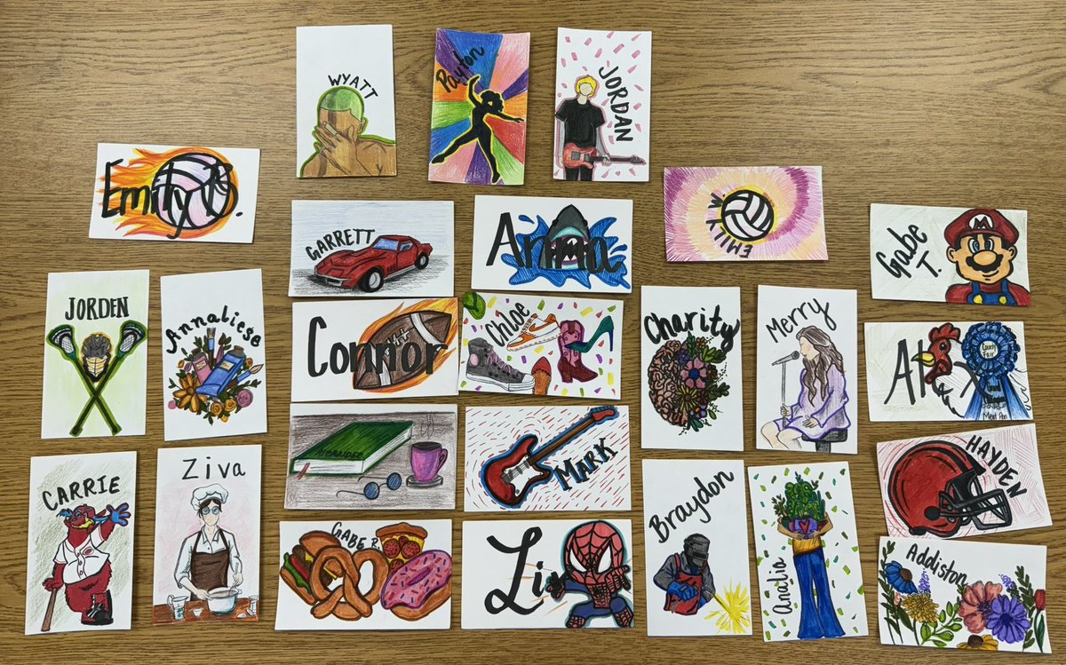 mrscookghs's tweet photo. This year’s appreciation cards for my students… I think these are my best yet ❤️❤️@GoshenWarriors @GoshenLocal https://t.co/cnxe7dGYXn