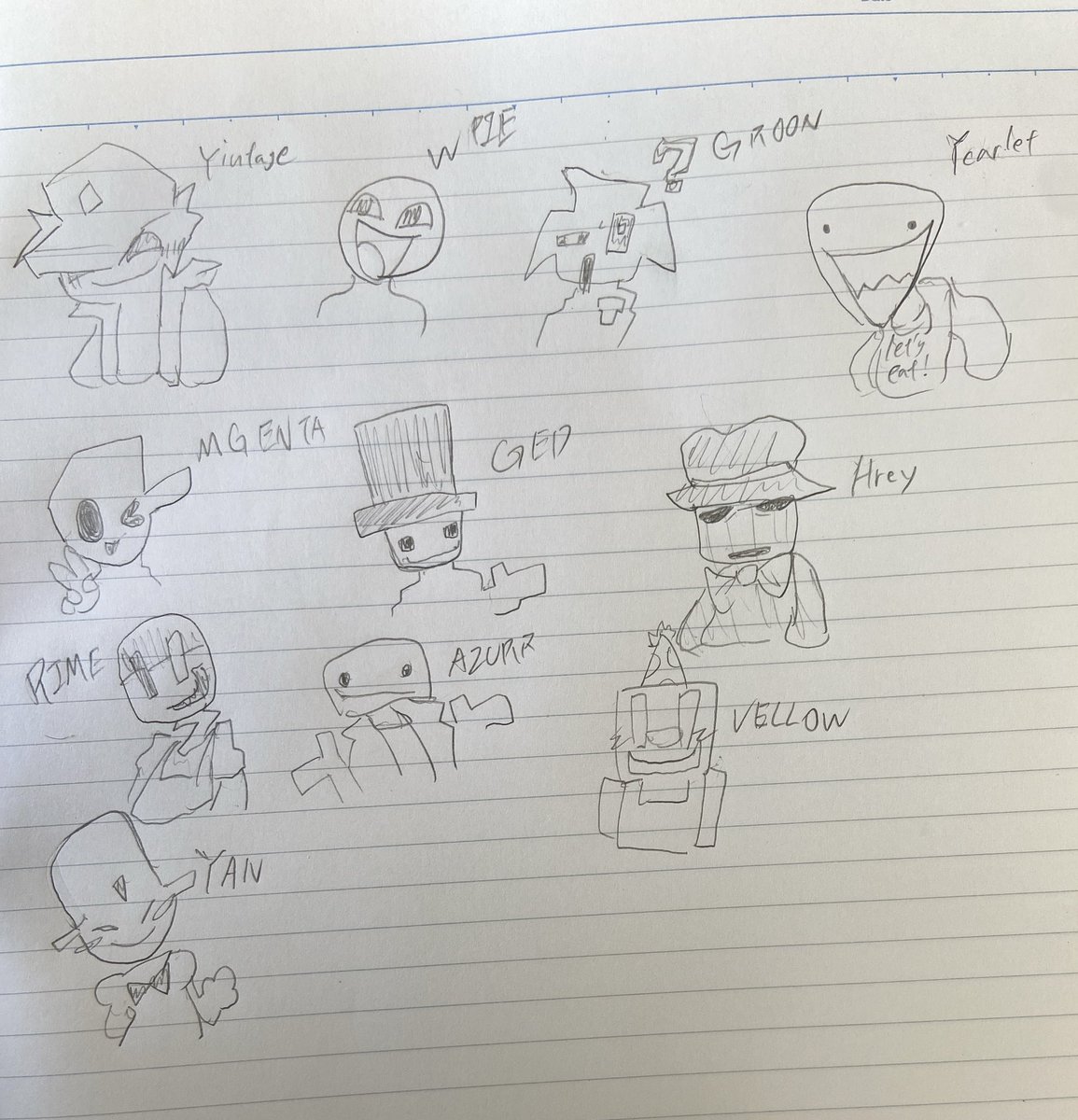 Zak_Thunderz's tweet photo. 知ってるGuyたちみんな描いた https://t.co/ZdagoxzuAT
