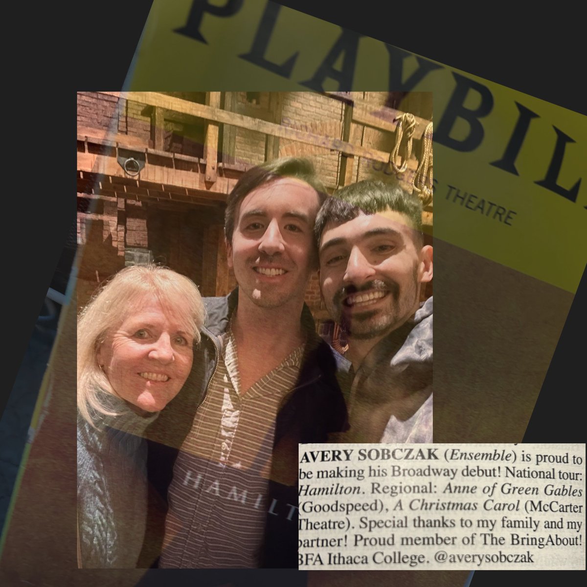 Broadway fan? - you will LOVE @HamiltonMusical Went with my son, Dennis, for early bday!!🥳His great college friend, Avery, was in the ensemble, so very talented 😍 What a perfect day- had dinner at @PalmWestNYC- S/O to Craig - great waiter! #FunTimes