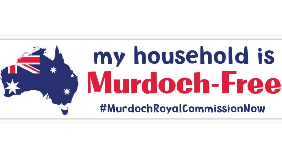 @blakandblack #MurdochFreeWorld. One household at a time.