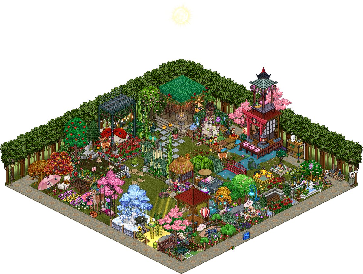 #DuckyWood #Habbo #CommunityGarden #EarthDay