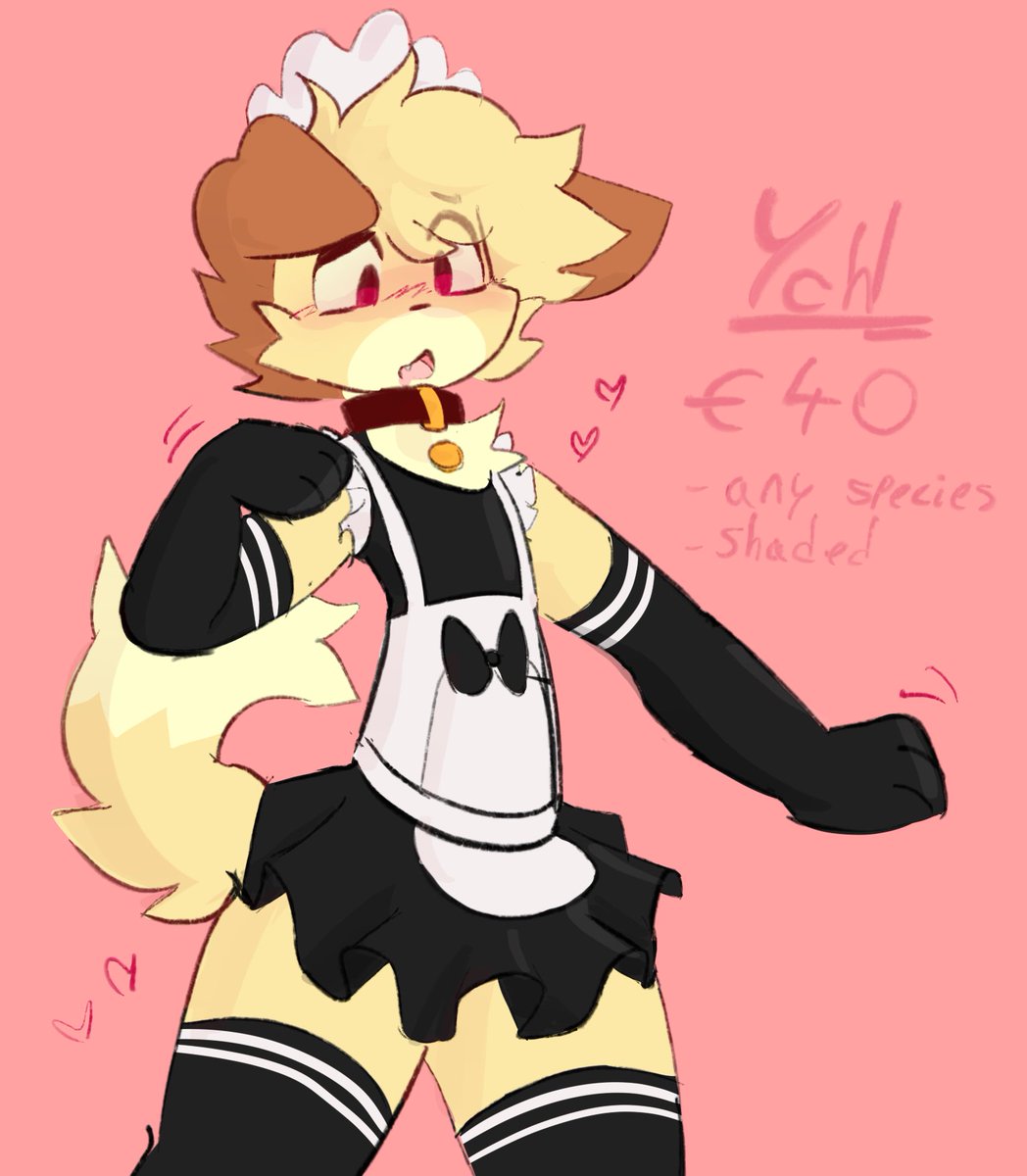 skipper_pupp's tweet photo. Maid dress ych :> taking 7 slots! 

Dm if interested https://t.co/jifmP8rCHv