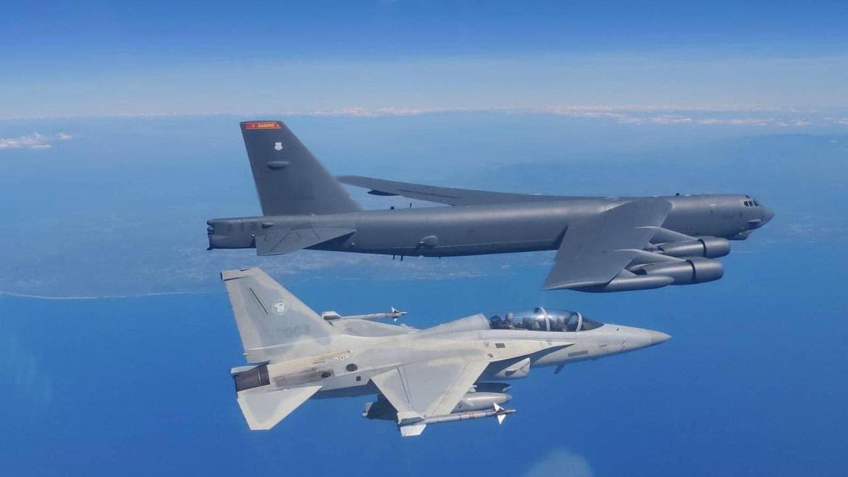 The 🇺🇸 Air Force will deploy B-52Hs in two separate exercises focusing on coastal defense and counter-landing activities in Northern Luzon during the later stages of Balikatan 2024. One of the strategic bombers previously conducted a joint aerial patrol with 🇵🇭 in the SCS in Feb.