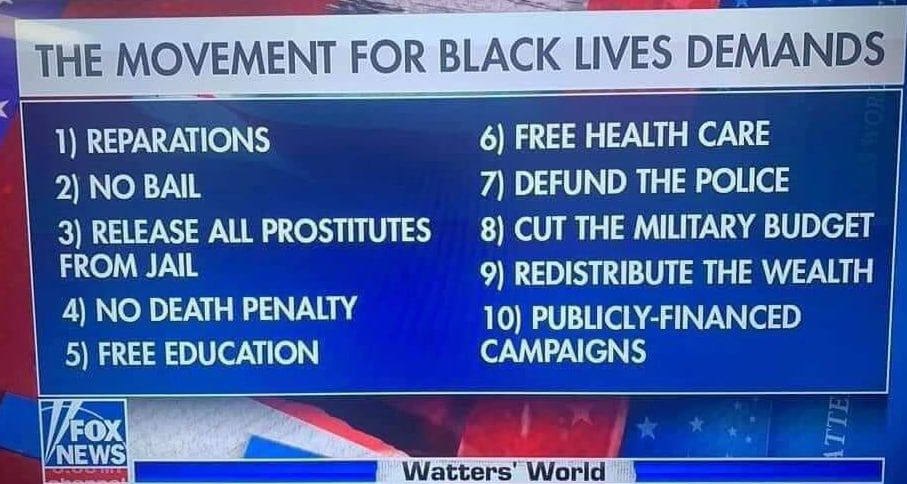 These were the demands made by black lives matters movement. Too many similarities 

8&9 points are declared by congress because of the big face pitroda and rest of the points are still silenced. 

These demands are a new regime to destroy the country. 

#CongressKMB