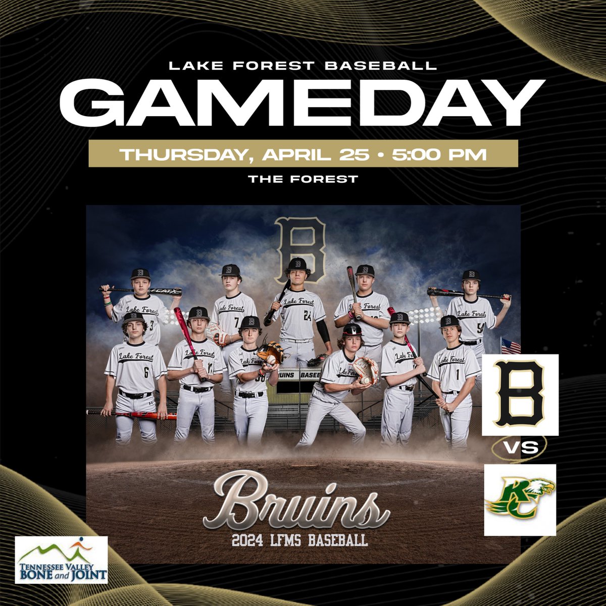 It's 8th Grade Night for your Bruins Baseball team as they battle Rhea County tomorrow night at 5:00 pm! Ceremony to begin 15 minutes prior to 1st pitch! #ChampionCulture