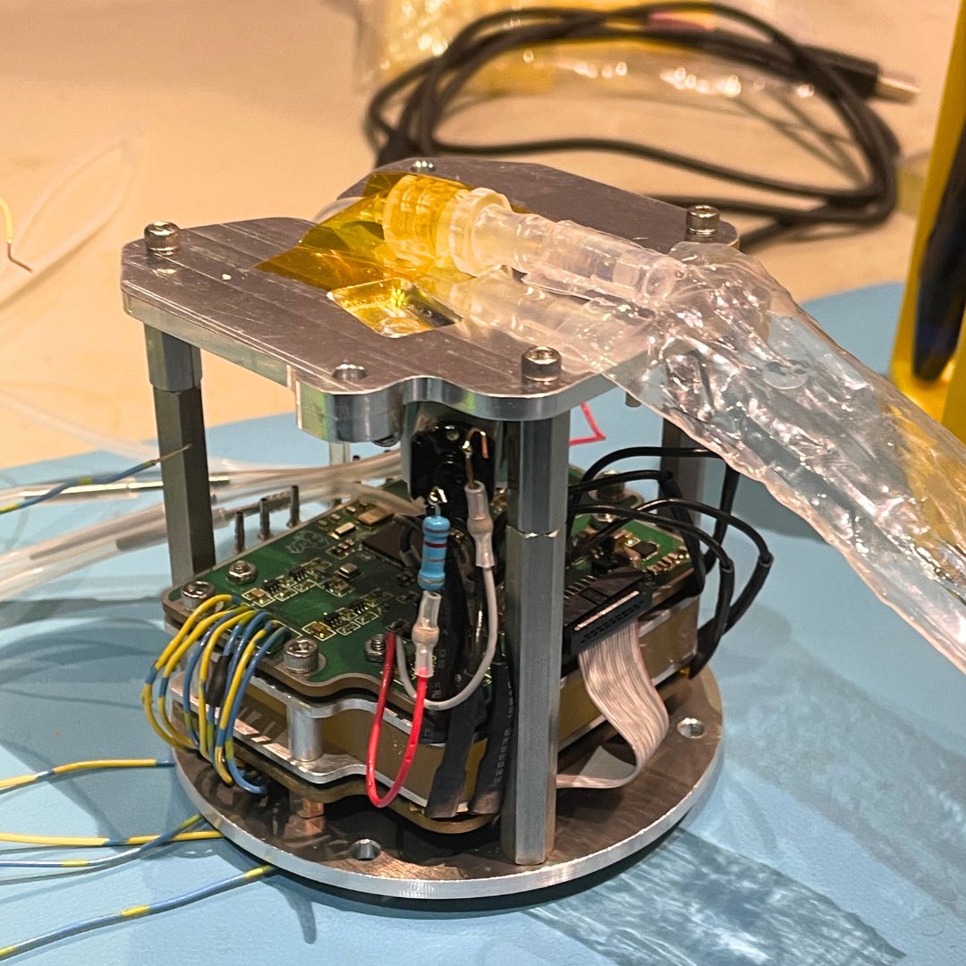 AstroYeast's tweet photo. Wrapping up a year with the talented @Concordia Engineering Capstone team to develop our microfluidic payload for testing AstroYeast strains in space. 🚀 Wishing them all the best on their future endeavors! 🌟 Our journey continues with @SpaceConcordia #SpaceInnovation #Teamwork https://t.co/SC9zrZ3mt1