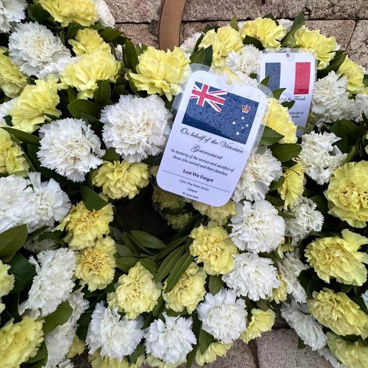 Honoured to lay a wreath at the Dawn Service at Anzac Cove Gallipoli, on behalf of Victoria. They shall grow not old, as we that are left grow old. Age shall not weary them, nor the years condemn. At the going down of the sun and in the morning. We will remember them.