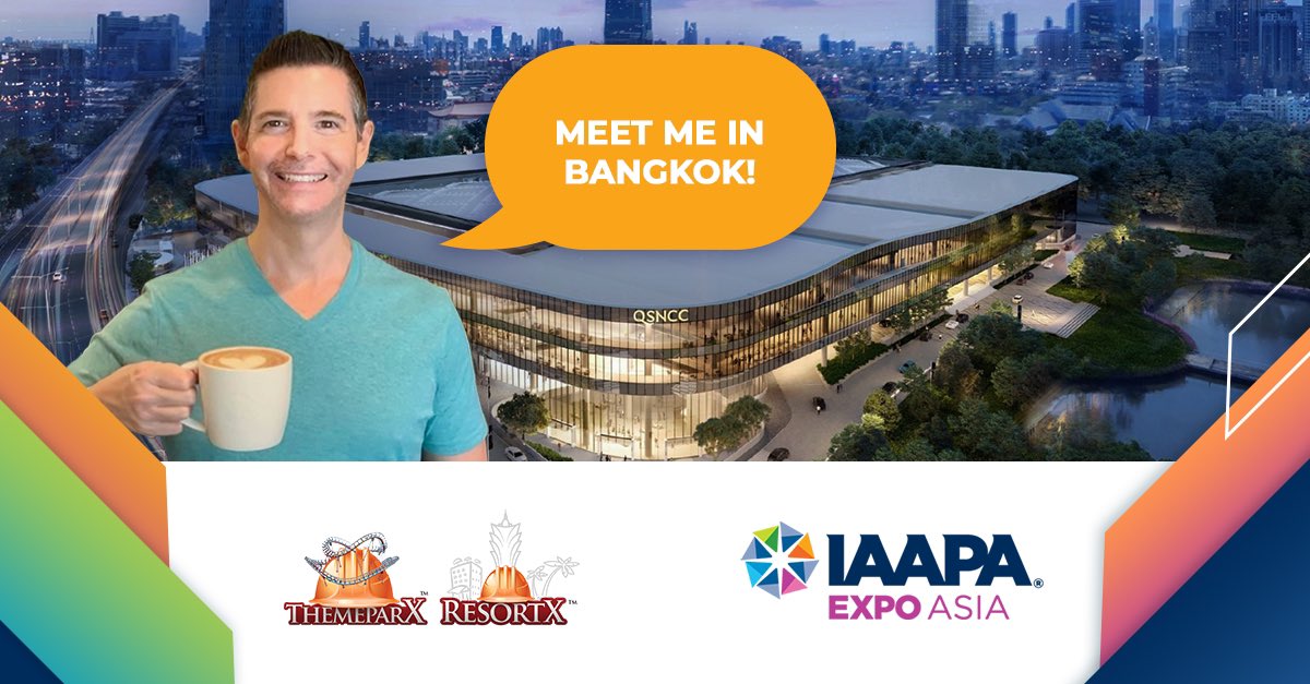 🎢 🏰 🏗️ Let’s meet at #IAAPA: #Bangkok where I’m sharing power of @themeparX, #1 most visited site in #ThemePark, #Resort, #LBEIP industry. Become “Supplier 100” member to supercharge #Search rankings, skyrocket #Referrals & stuff sales funnel with qualified #Leads. Guaranteed!