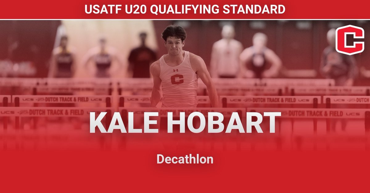 Congratulations Kale for surpassing the qualifying standard for the USATF U20 Championships!