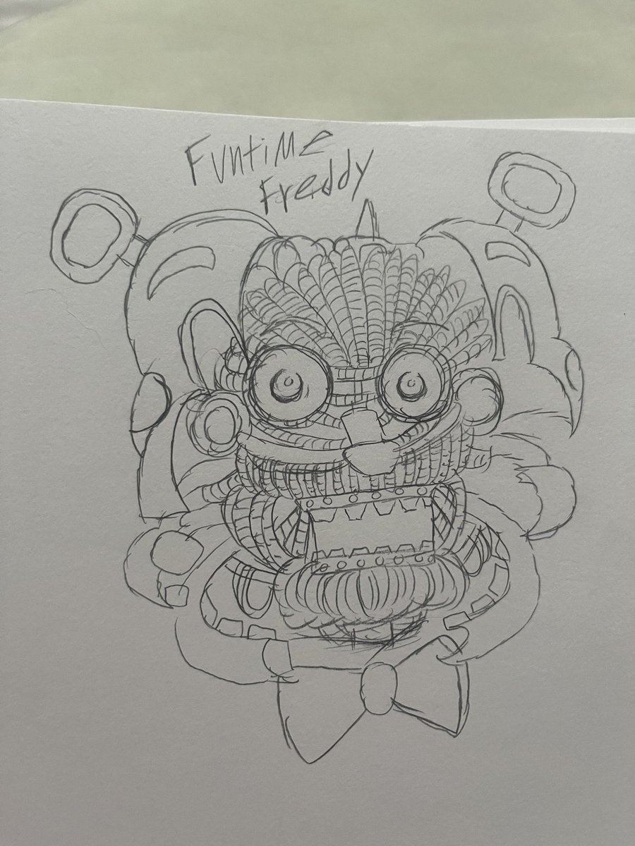 Oh you guys thought I was just going to draw them cute? >:3 
#FNAF #funtimefreddy