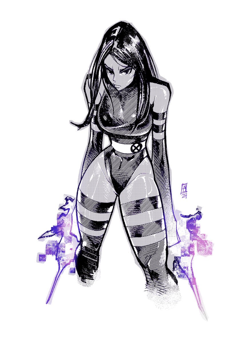 psylocke sketch