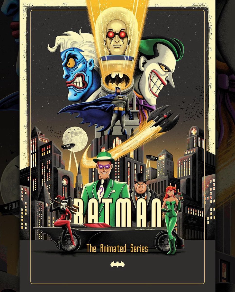 Batman: The Animated Series Artwork by Derek Payne