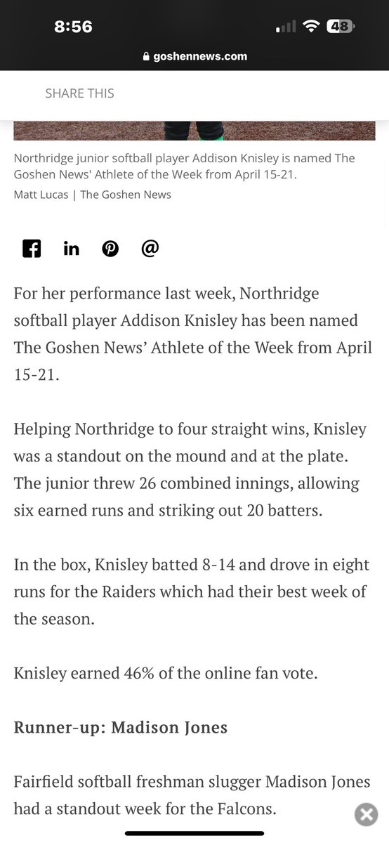 Addison knisley 🥎 tweet media