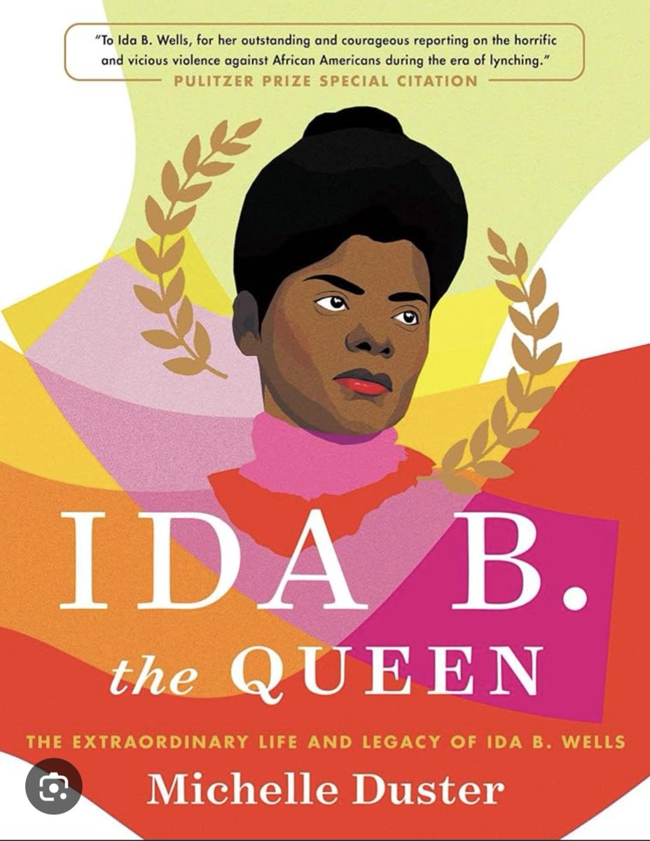 Thank you  @MichelleDuster for coming to talk to our @historyed teachers tonight about the legacy of your great-grandmother and your book Ida B. the Queen.#historymatters #yayhistory #herstory