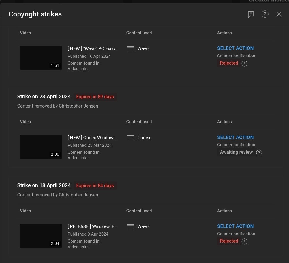 Aayxux's tweet photo. @TeamYouTube you did not forward the counter, two of the counter notification have already been rejected, are you kidding me? @TeamYouTube https://t.co/rr22dSaMzO