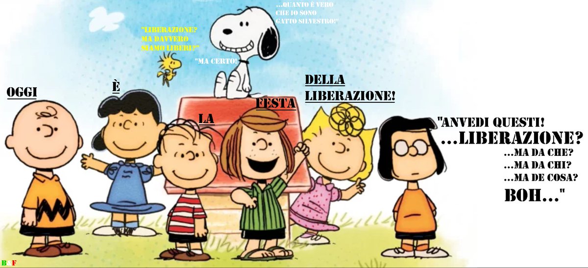 marcosi51306532's tweet photo. Cronaca
Oggi 25 aprile - "Festa della liberazione" (?)
#cronaca #notizie #attualità #Storia #oggi #Italia #festanazionale #FestaDellaLiberazione #Liberazione #maquandomai #coloniausa #25apr #25aprile #25aprile2024 #Resistenza #humor #satira https://t.co/roZWA1bY87