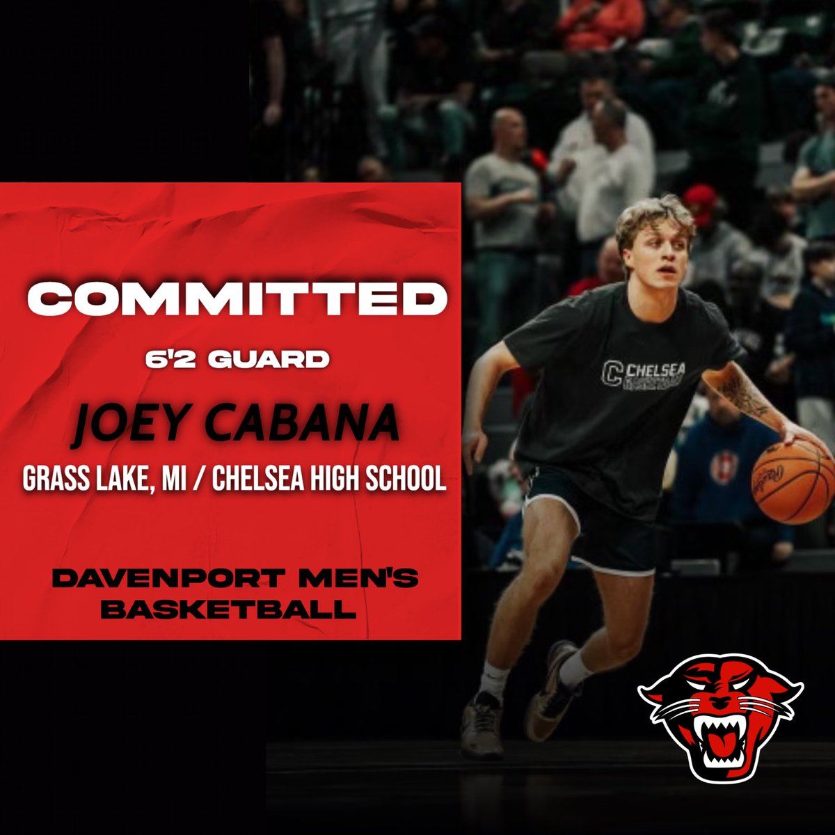 Joey Cabana is the newest member of the Panther Family 🐾🏀