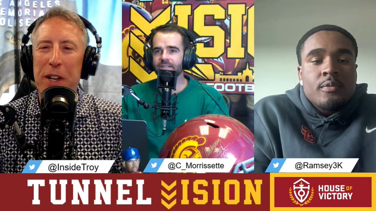 New PACKED Peristyle Podcast episode with #USC safety @Ramsey3K talking about his first spring as a Trojan, @dweber3440 shares his thoughts on @ReggieBush getting his Heisman back plus @C_Morrissette recaps the spring game. Watch/listen here: 247sports.com/college/usc/ar…