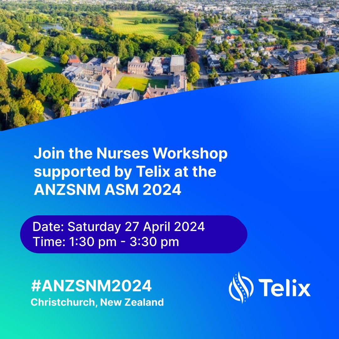 Telix is supporting the Nurses Workshop at #ANZSNM2024 in collaboration with @PCFA, @NECancerAus & @PeterMacCC Topics include understanding the tumour microenvironment, dealing with side effects, and managing difficult conversations. More on our website: bit.ly/4b4cUF8