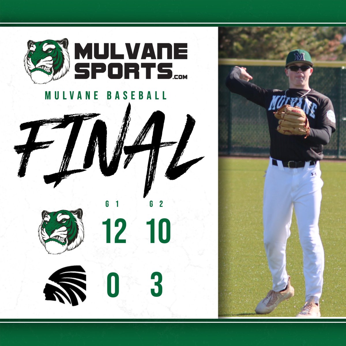 ⚾ The Mulvane baseball team continues to roll this season with a sweep over the Andale Indians 12-0 and 10-3. There were no JV games today. Great job fellas!! 💪 The Wildcats will celebrate SR night next Monday as they host McPherson. <a href="/MulvaneBasebal1/">Mulvane Baseball</a>