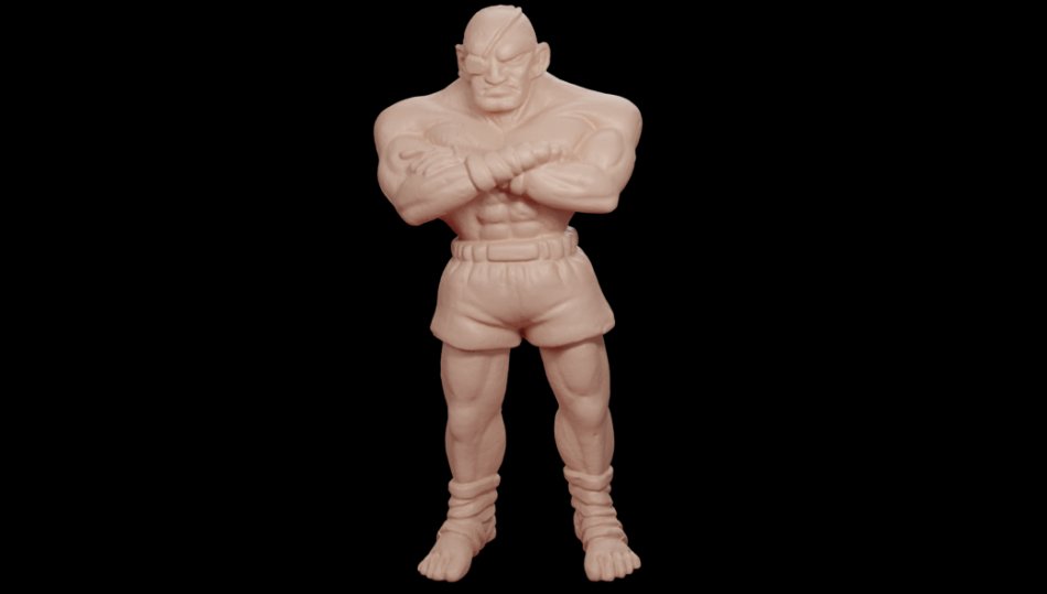 Street Fighter's Sagat looks on in silent disapproval in today's 3D scanned keshi figure. Download him today! archive.org/details/keshiC…