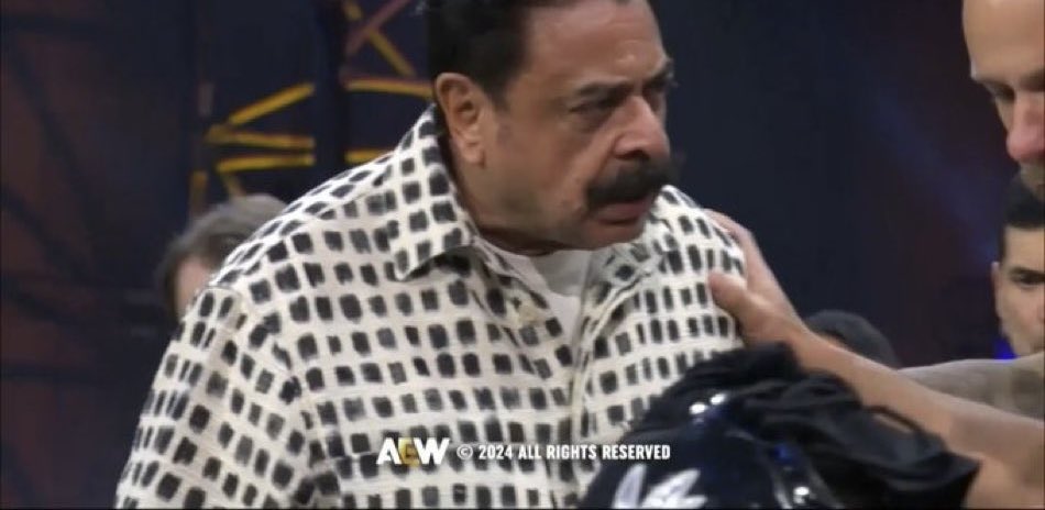 You know shits real when Shahid Khan is on AEW 😭 #AEWDynamite
