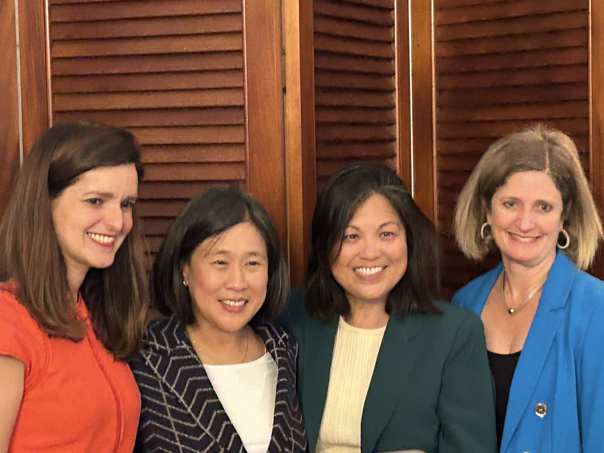 Thank you to <a href="/AmbassadorTai/">Ambassador Katherine Tai</a> <a href="/ActSecJulieSu/">Acting Secretary Julie Su</a> <a href="/StateDRL/">Bureau of Democracy, Human Rights, & Labor (DRL)</a> Kelly Fay Rodriguez for your commitment to standing up for workers in the U.S. and around the world!