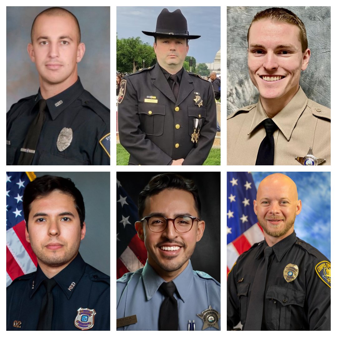 These are the law enforcement officers gunned down by criminals *just in the month of April*

49 officers have died in the line of duty so far this year. #WarOnCops