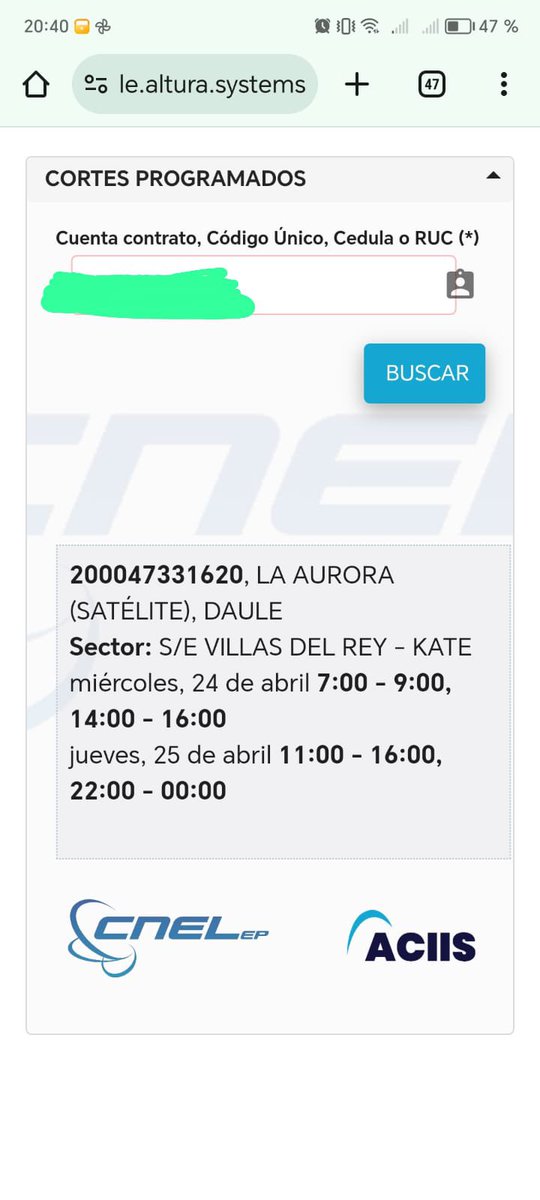 patty180396's tweet photo. @CNEL_EP porque rayos a nosotros nos dejan tantas horas sin luz y en otros lugares tiene horarios razonables @DanielNoboaOk @EmergenciasEc  
Necesitamos un respuesta Urgente 🚨 https://t.co/DkHPEx3zpd