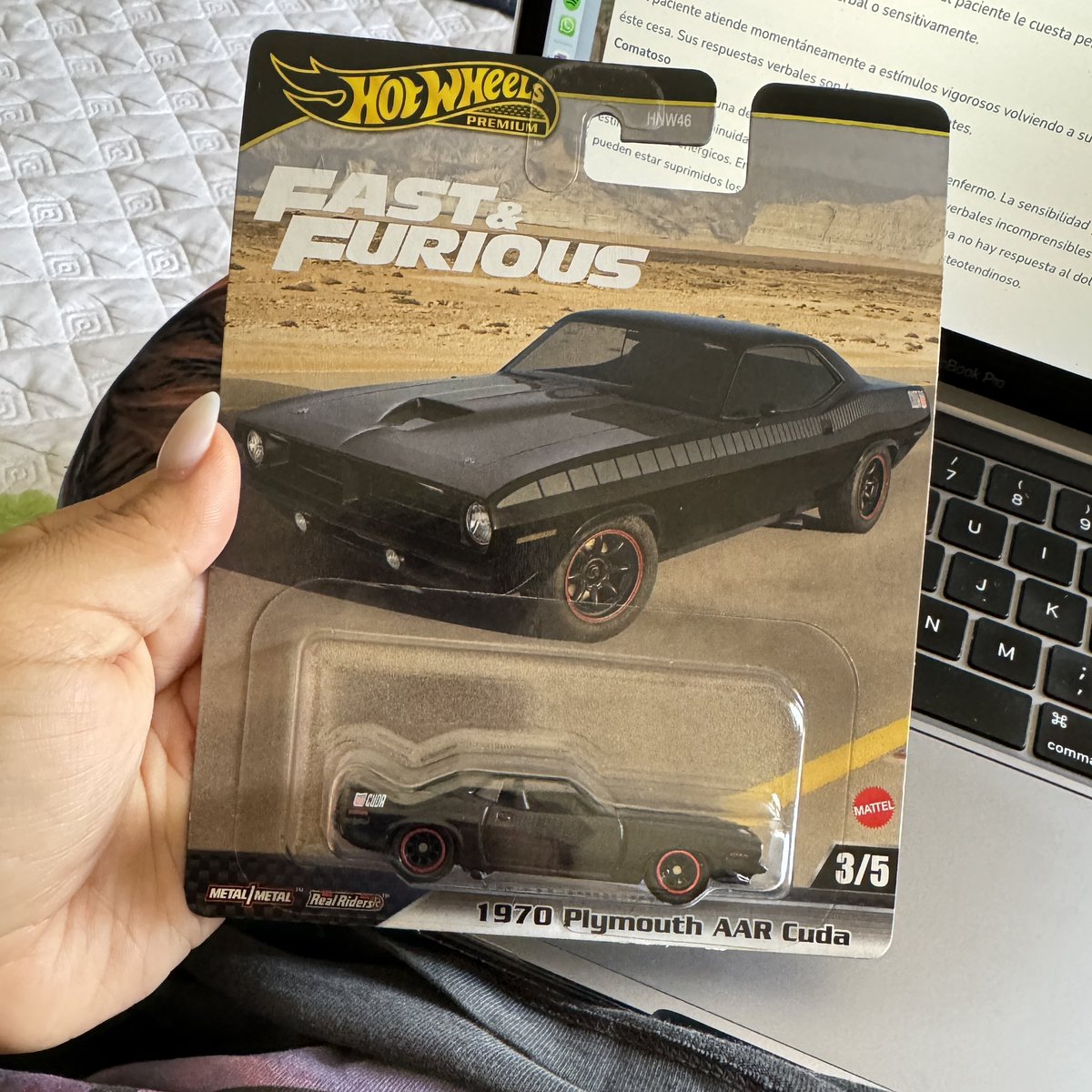 Mi hermano me regaló un Hotwheels y no cualquiera, me regaló uno de Fast&Furious 🫶🏼✨