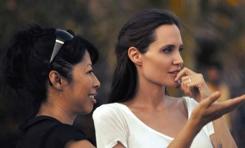 #AngelinaJolie #onset of First They Killed My Father