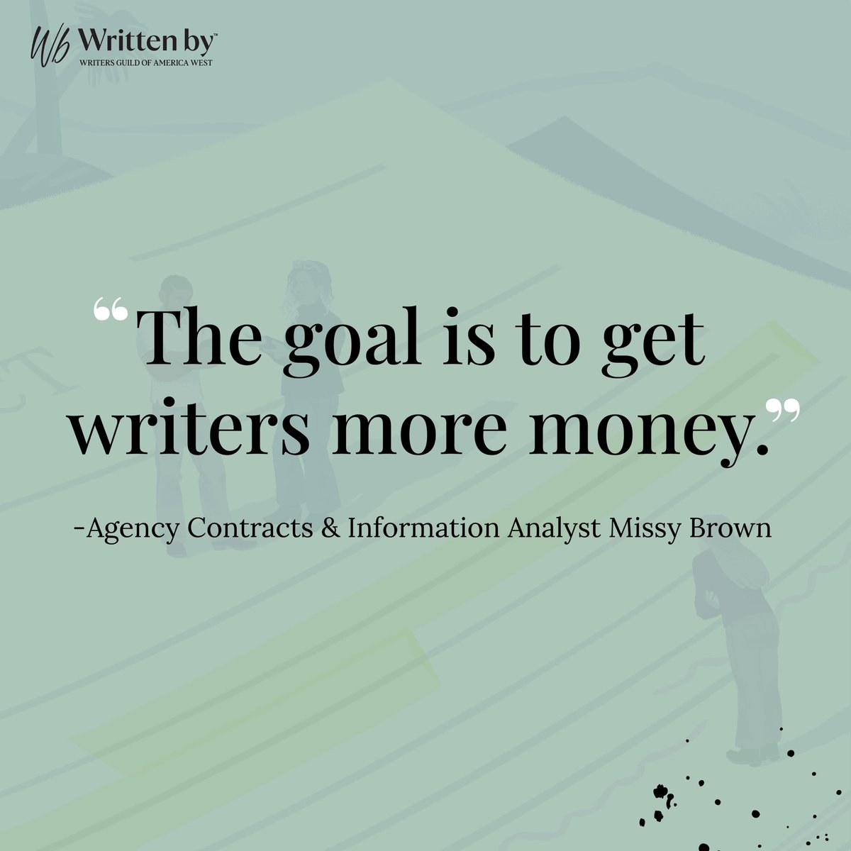 “The goal is to get writers more money.” Read the full story: writtenby.com/guild-industry… #WrittenBy