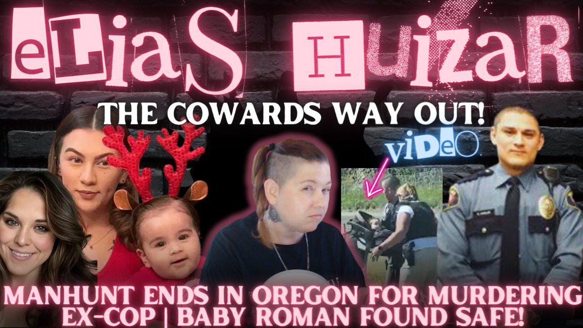 ELIAS HUIZAR CAPTURED!! Manhunt ENDS for MURDERING EX COP and BABY ROMAN... youtu.be/zZDK1WR-k3E?si… via @YouTube 
#EliasHuizar #RomanHuizar #UPDATE