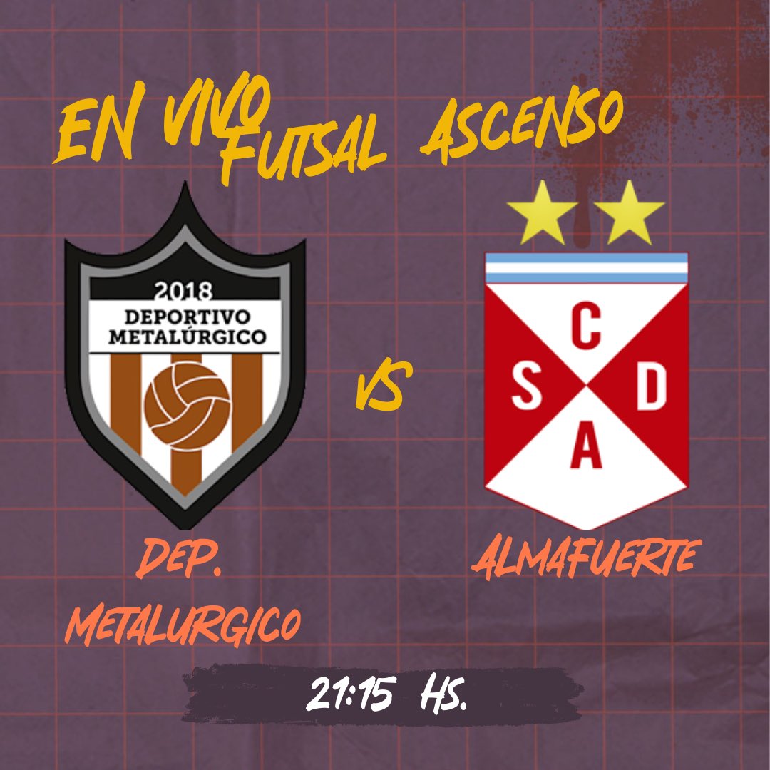 📣 Este sábado en el Estadio Arena hay TREMENDOS ENCUENTROS🏟️🔥▶️

• 16:45 <a href="/alvearclubok/">Alvear Club Oficial</a> vs <a href="/FRANJADEORO/">Club Franja de Oro</a> (Asc)

• 19:00 <a href="/jnewberyclub/">Jorge Newbery</a> vs <a href="/clubsecla/">Club SECLA</a> (Masc)

• 21:15 Deportivo Metalúrgico vs <a href="/almafuerteclub/">@clubalmafuerte</a> (Asc)

‼️Conseguí tus entradas en: lasalafutsal.com.ar