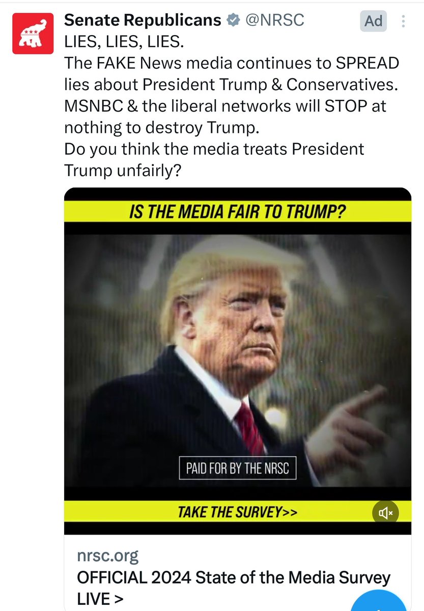 OMFG, I am so sick of Republican propaganda! They can't bear that the mainstream media tells the truth about Trump. The American people deserve to be treated fairly and told the truth! F*** Trump!