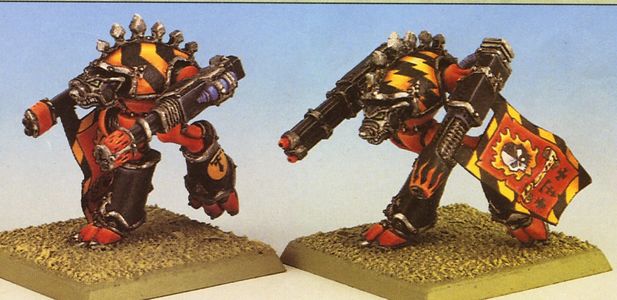So for *cough* reasons, does/did the old armorcast warhound titan ever have an in-universe 'pattern' designation, like the Mars/Lucius pattern warhounds? #warhammercommunity