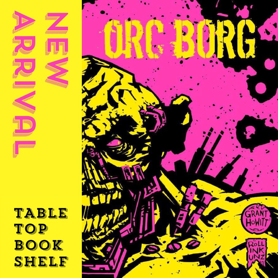 Orc Borg riso-printed zines from @RowanRookDecard are now in the shop But probably not for long. I don't think I got enough of this f'ing stunning zine that is exploding with energy and still smells like it came right off the press. tabletopbookshelf.com/collections/al… #ttrpg #morkborg