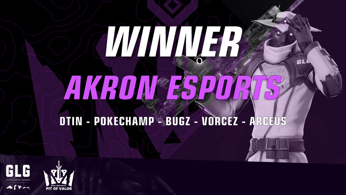 👑CROWNED CHAMPS👑 Congrats @ZipsEsports on claiming the 172nd #PitofValor crown! Akron dominated the tournament, a 13-9 win in the grand finals, their toughest match of the night. 🥇@TheMainBugz 🥇@vorcez_ 🥇@PokeChamp1375 🥇@DTin_04 🥇Arceus 🏆battlefy.com/glg-tournaments