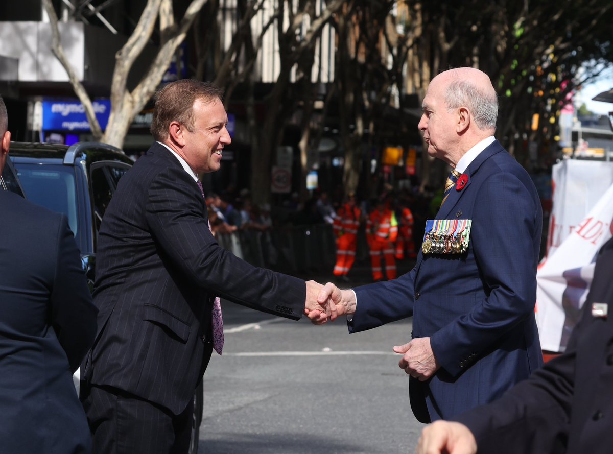 Today I joined thousands of Queenslanders at the Anzac Day Parade in Brisbane City. It’s a chance to give thanks to those who have served, and those who continue to serve. We honour their courage and sacrifice.