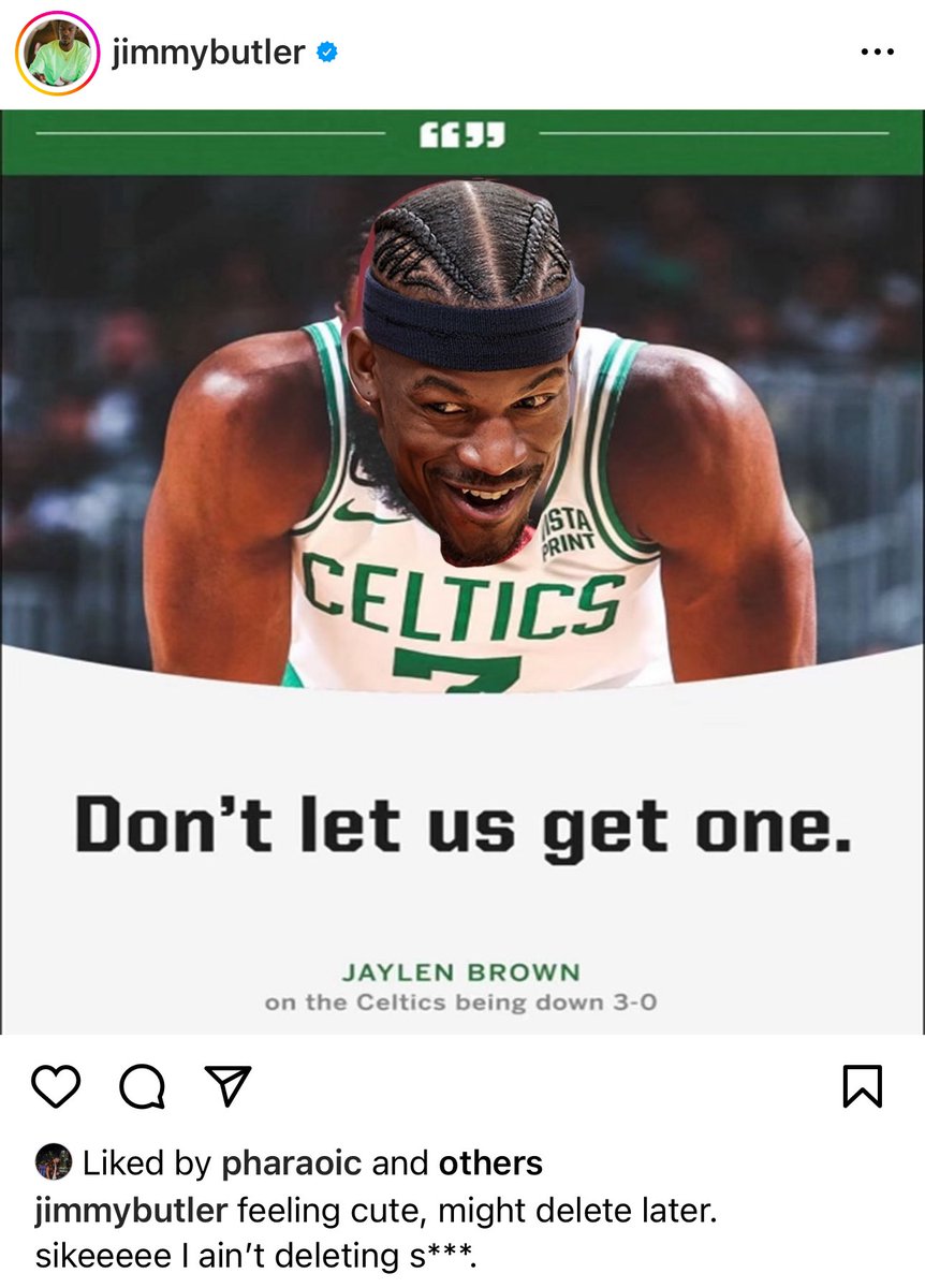 LegionHoops's tweet photo. Jimmy Butler bruhhhh 😭😭😭 https://t.co/YGORj2R6gP