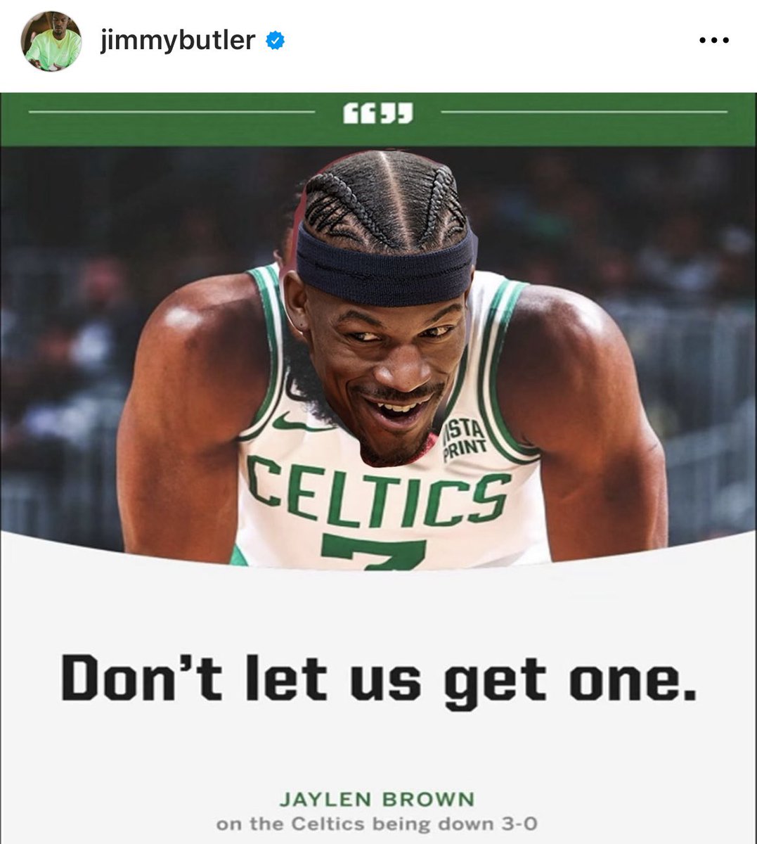 BradyHawk305's tweet photo. Jimmy Butler does it again https://t.co/Zw37Z5DTQu